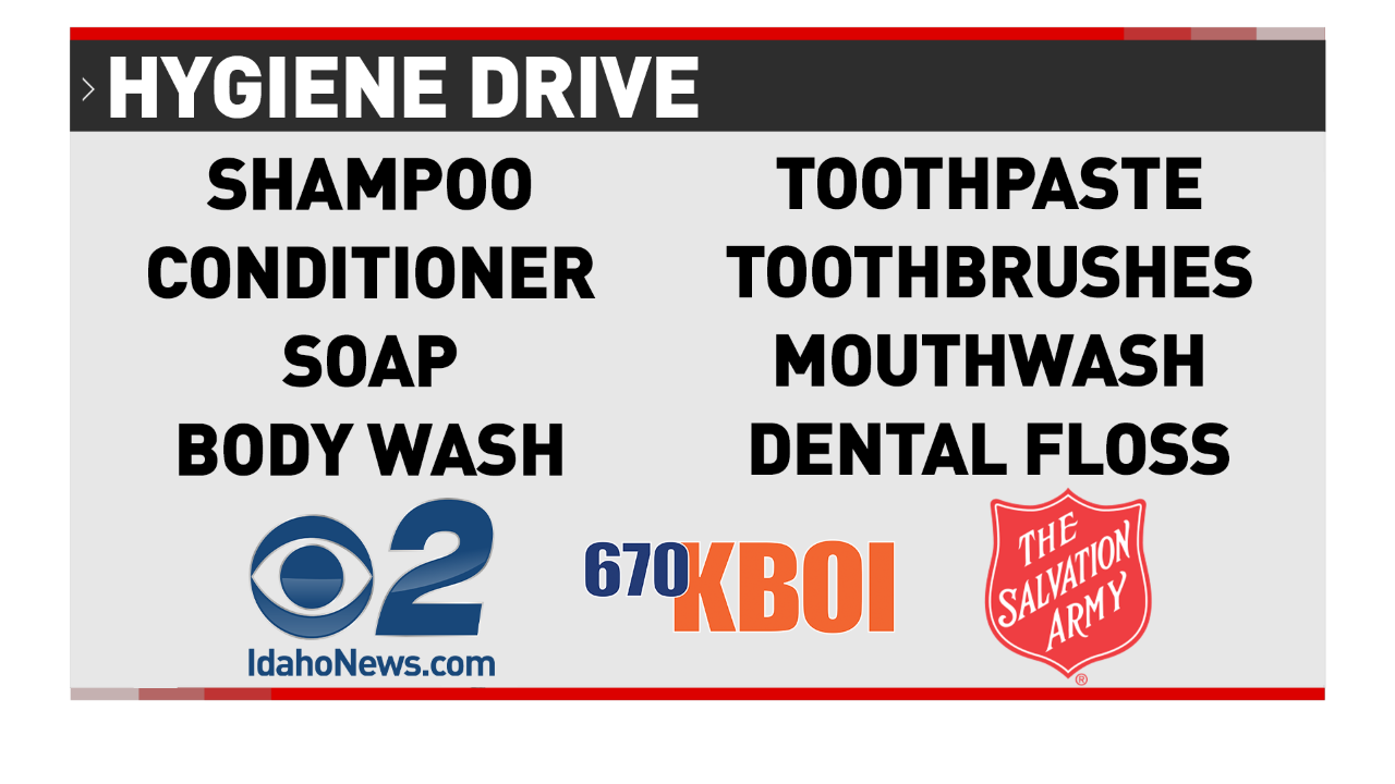 670 Kboi And Cbs2 News Host Hygiene Drive At The Salvation Army Magic 97 9